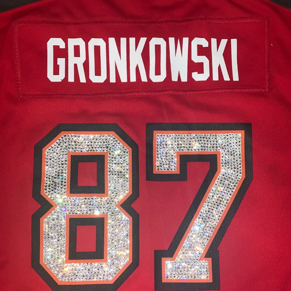 Swarovski Bucs Gronkowski Jersey.